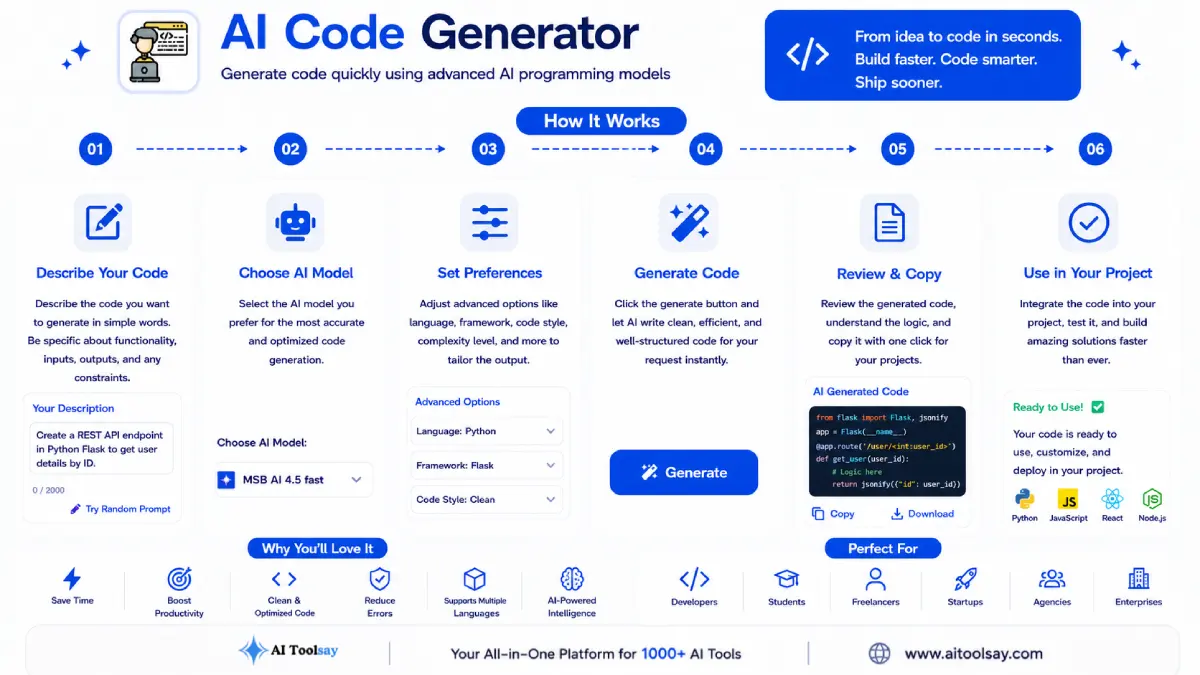 How Does AI Code Generator Work